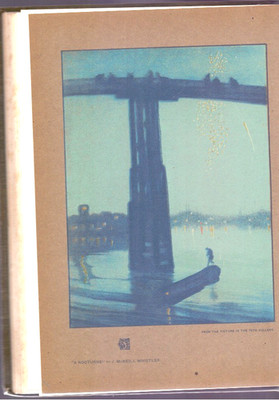 1907 original James McNeill Whistler Nocturne in Blue Gold Old Battersea Bridge
