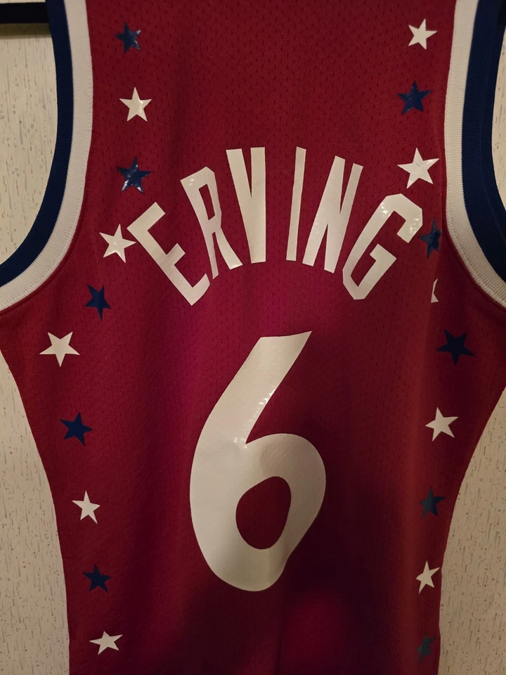 Julius Irving All Star Hardwood Classic Mitchell And Ness Jersey NWT SZ SMALL - Image 3 of 4
