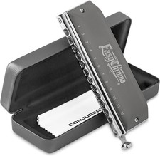 EasyChroma Chromatic Harmonica 12 Hole C Key Mouth Organ Beginner Pro Gift