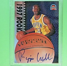 REGGIE WELCH  1997  ROOKIE AUTOGRAPH  PLATINUM  # 18  