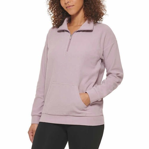 Marc New York Ladies' Ribbed 1/4 Zip Pullover - 第 7/16 張圖片