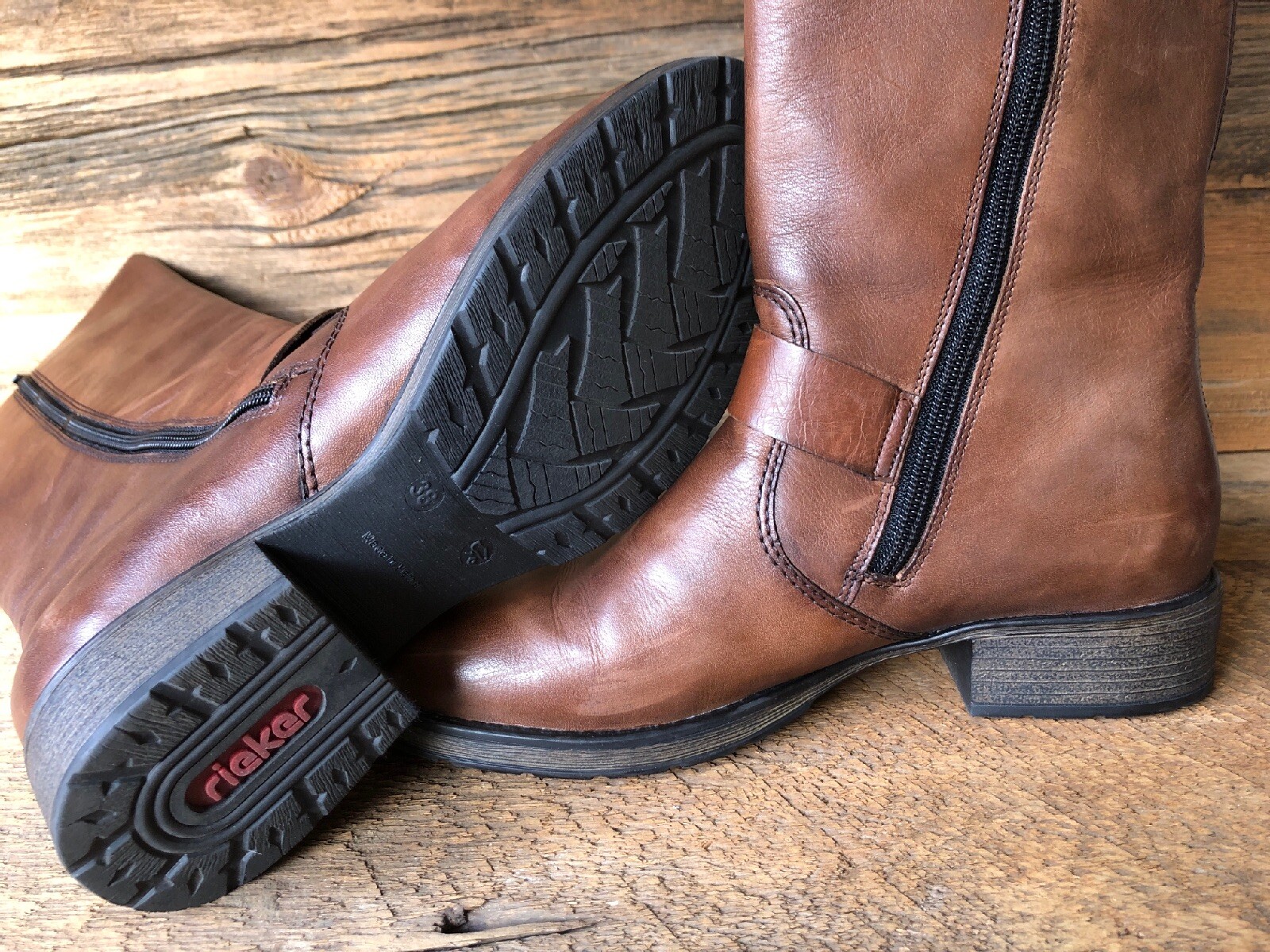 rieker z9580 liz side zip boot