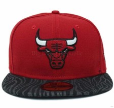New Era 59FIFTY Chicago Bulls Fitted Cap NBA Official Hat Flat Peak Baseball