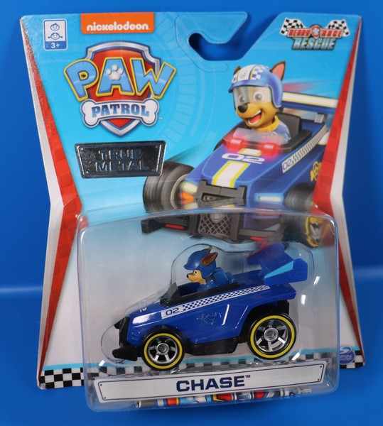 Paw Patrol Ready Race Rescue Fahrzeuge Autos Cars Figur Chase / True Metal-image