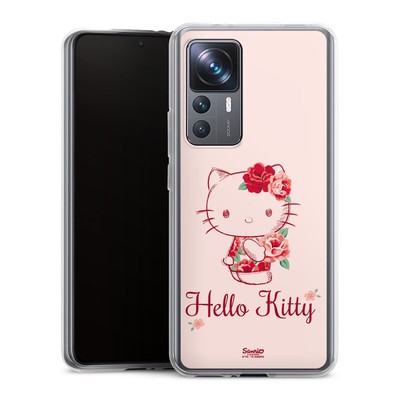 DeinDesign Handyhülle Silikon Hülle für Xiaomi 12T Pro 5G  Hello Kitty  Roses