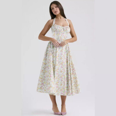 Lace Trim Halter Dress available in 15 colours | eBay Lace Trim Halter Dress available in 15 colours | eBay