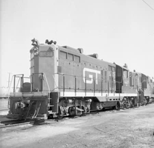 Grand Trunk GT Railroad 4441 GP-9 Lansing MI Negative 0505