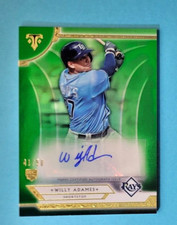 Willy Adames Autograph 2018 Rookie Topps Certified Green #RA-WA RC #d /50 CE
