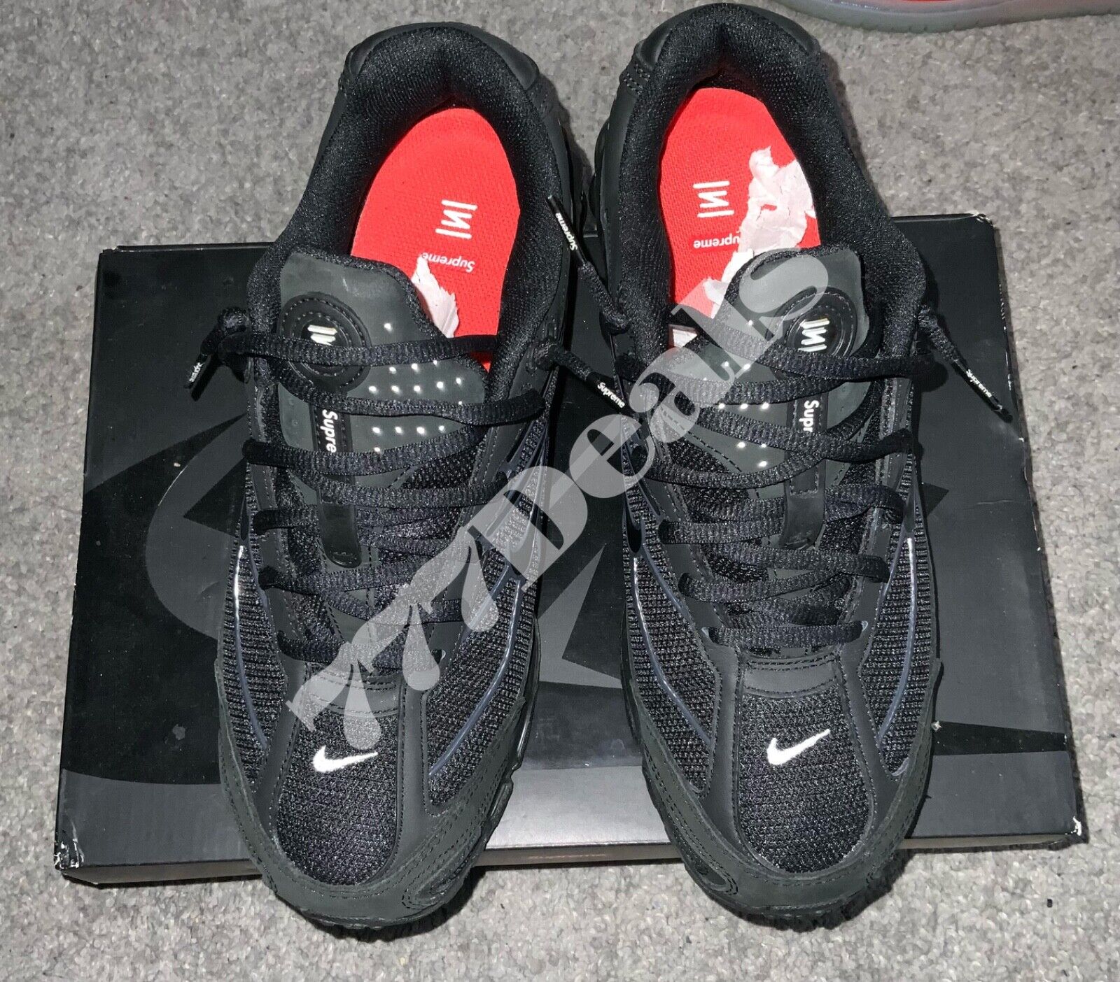 Size 8 - Nike Shox Ride 2 x Supreme Black 2022 eBay