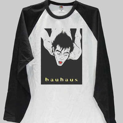 Bauhaus Goth Punk Rock Langarm Baseball T-Shirt Unisex S-3XL
