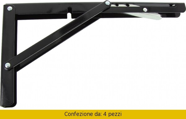 Samit Italia Reggimensole 3 Posiz. P.Kg.80 All.Nero cm 40 Pezzi 4 2007.40/2