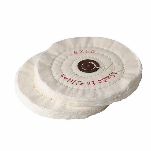 80 Layer 6" 150mm Polishing Mop Buffing Wheel For Drill Bench Grinder Cotton - Picture 11 of 13