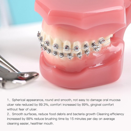 Dental Ortho Self Ligating Mono Bracket Mini Roth /MBT.022 Hooks 345 /Spherical - Picture 31 of 40