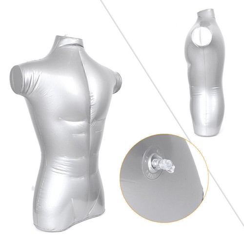 1pc männlich aufblasbares Schaufensterpuppen torso Modell + S-Form Haken Anzeige