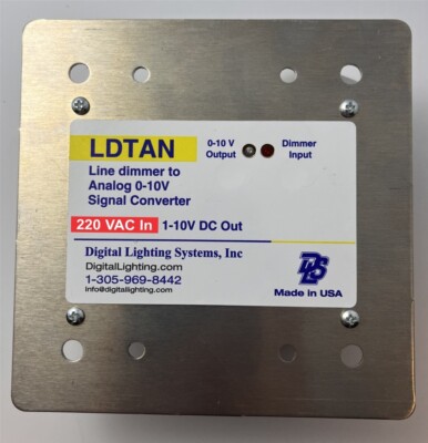 LDTAN Converter for 220 VAC dimmer to 0-10V control for LED drivers MADE IN USA
