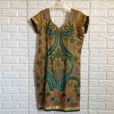 Custom made Sari Kurta tunic top or dress Salwar Kameez with diamonds embroidery