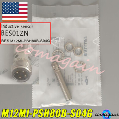 New For BALLUFF BES M12MI-PSH80B-S04G BES01ZN Inductive Proxinity Switch Sensor