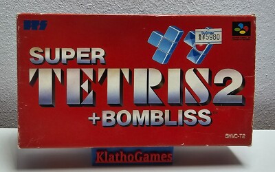 SNES / Super Famicom - Super Tetris 2 + Bombliss JAPAN mit OVP+Anl.  X110