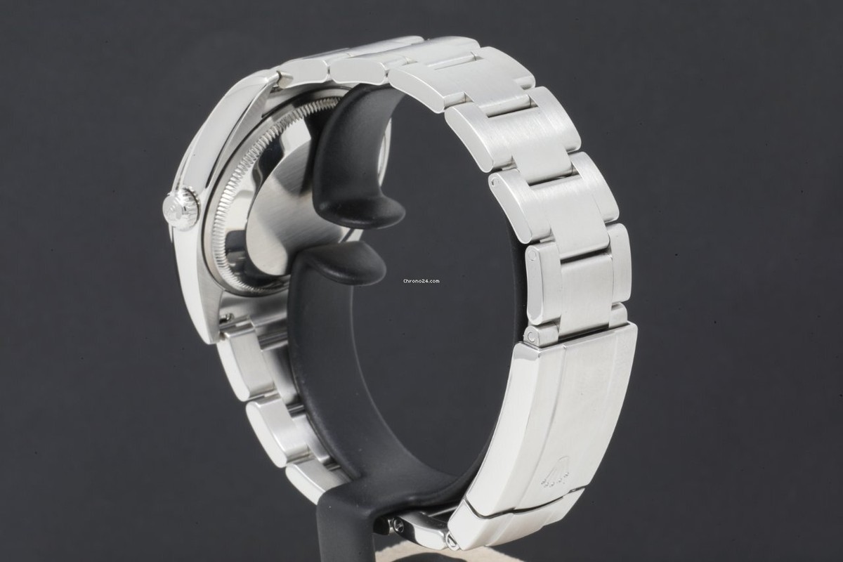 Rolex Air King Watch 114200 White Dial Steel Oyster Bracelet 34mm