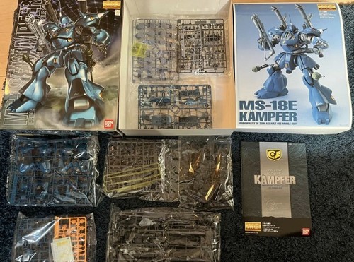 BANDAI 1/100 MS-18E Kampfer Model Kit, Unassembled, Good Condition, Japan - Picture 6 of 6