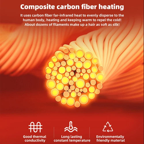 Beheizter Mantel 21 Heizzonen mit 10000mAh Akku Elektroheizung Kapuzenjacke - Bild 35 von 46