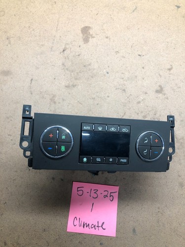 12 13 Sierra Silverado Climate Control Unit Heater Ac Temperature Hvac 20921713