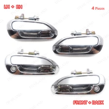 Fits Honda Accord Sedan 1998 - '02 Chrome Set 4Dr Exterior Door Handle