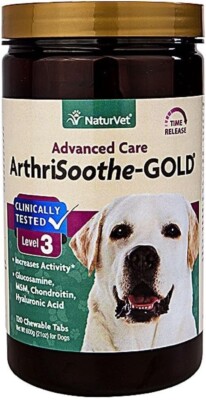 NaturVet ArthriSoothe-Gold Hip & Joint Level 3 Advanced Formula *Ex: 01/2025*