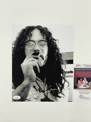 John Sinclair Signed 8x10 Photo JSA Certified COA Poet Writer Activist The MC5