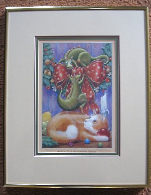 Randal Spangler Signed 1991 With A Little Help From my Friends Print # 161/500