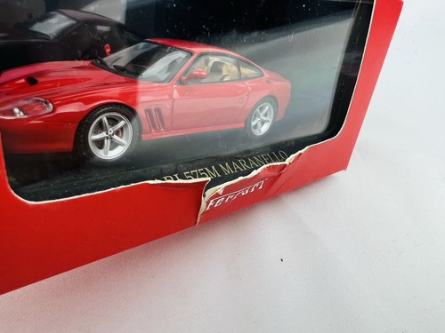 IXO/HOTWHEELS Ferrari 575M Maranello FER003 1/43 DICAST MODEL/DAMAGED BOX - Picture 4 of 14