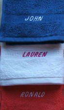 Personalised  Flannel /cloth  £3.50 including  P&P,  ideal gift