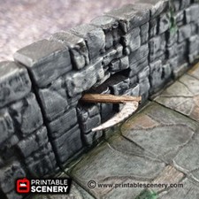 Scythe Heavy Wall Trap - 28mm 32mm Clorehaven Goblin Grotto Wargaming Terrain Sc