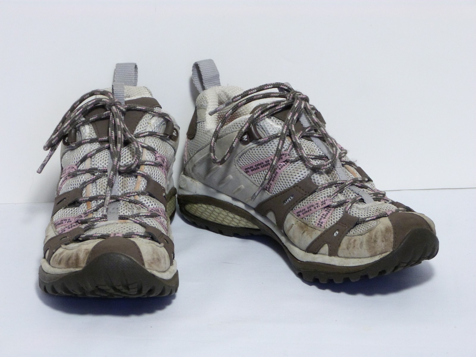 Sneaker da trekking Merrell Siren Sport grigio rosa pelle scamosciata maglia donna 7 US 37 5