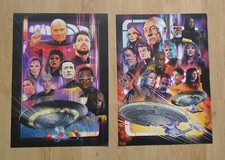 Star Trek TNG und Picard die letzte Generation A3 Poster von Jason Fletcher
