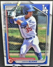 JARON ELKINS DODGERS RC 1st card    2024 BOWMAN PROSPECTS #BP-106