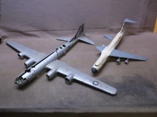 2 VINTAGE BUILT US MILITARY AIRPLANES AIRCRAFT WWII B-29 SUPERFORTRESS C-5 GALAX