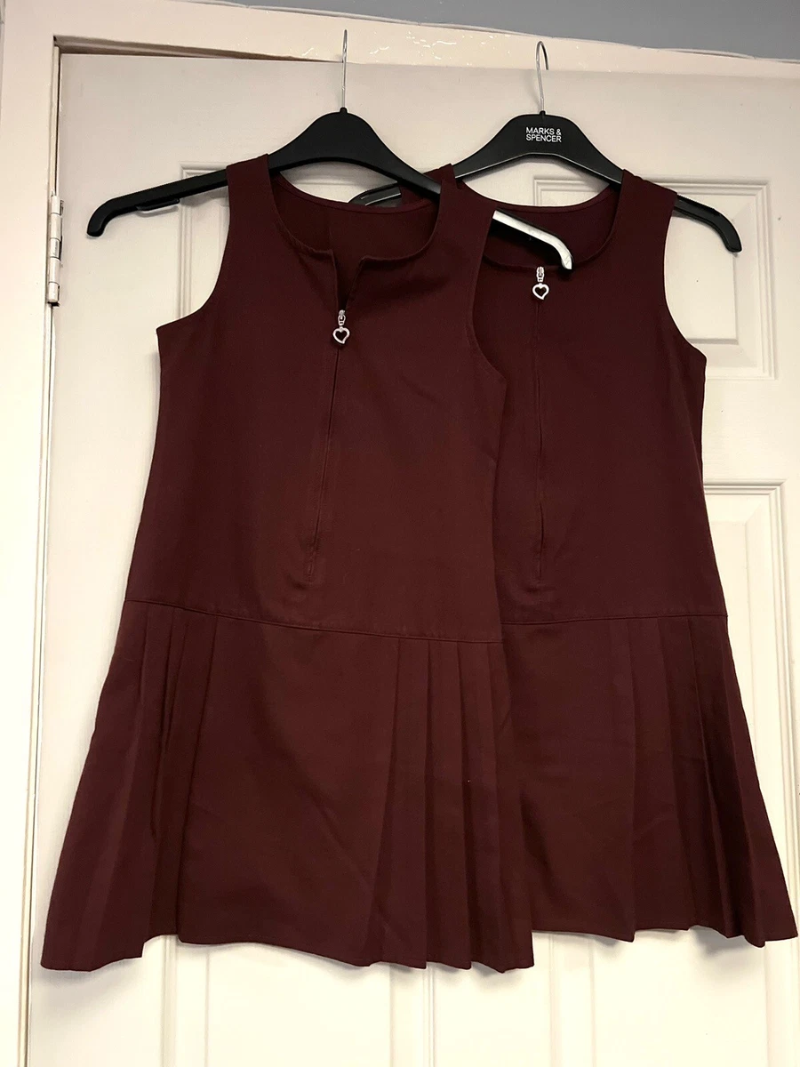 Burgundy hotsell pinafore school