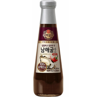 CJ CheilJedang Korean Namhae Beksul Hot Chili Oyster Sauce 350g 남해매운굴소스 K-Food