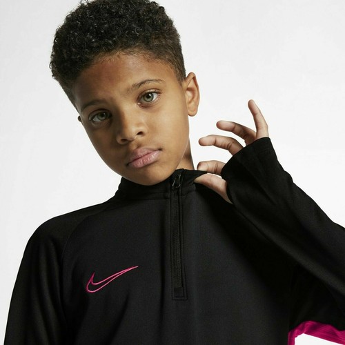 Nike Boys' Academy Drill Training Top Pullover Sz Small Black AO0738-016 NWT - Picture 3 of 7