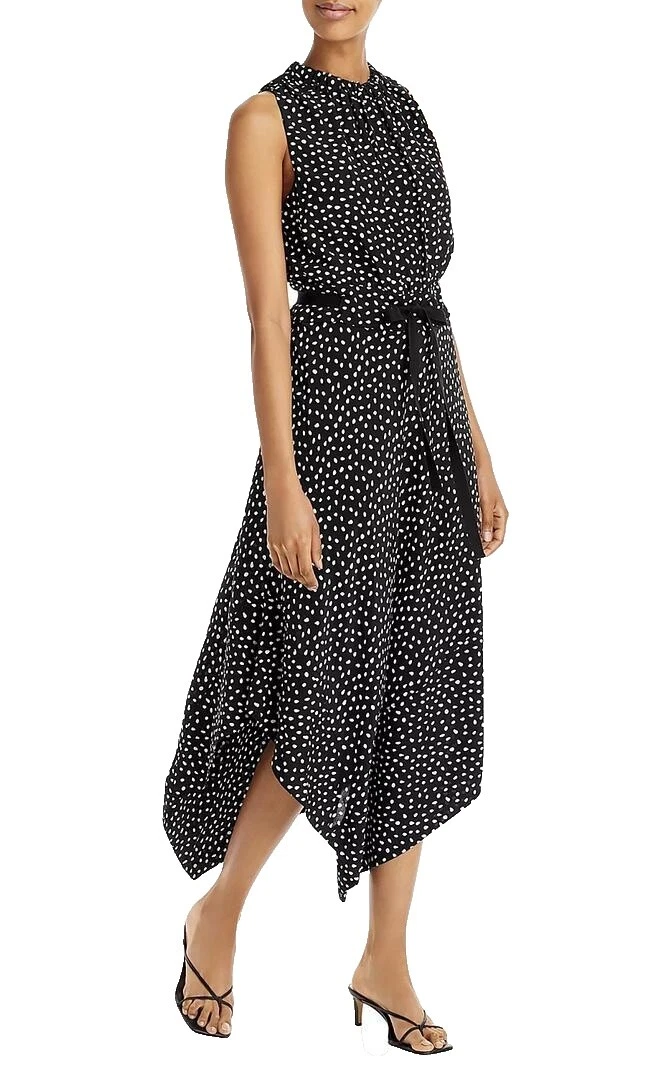Polka Dot Silk Shift Dresses for Women