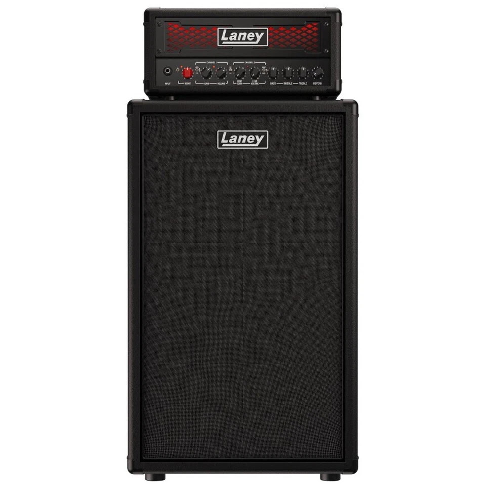 Cabezal Laney IRF-DUALRIG212 Ironheart Foundry 60W RMS + Amplificador de Guitarra Gabinete 2X12 Foto 2 de 3