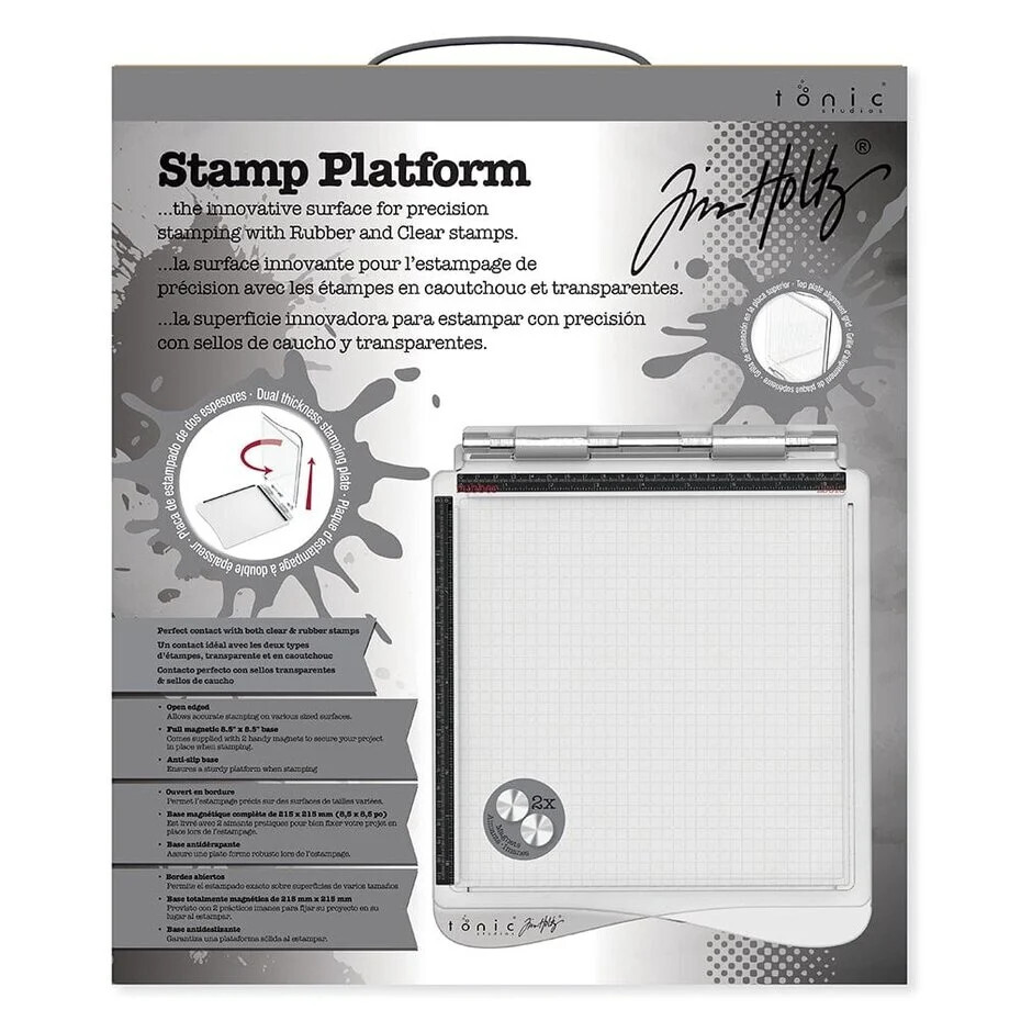 Tonic Studios STAMP POSITIONING PLATFORM By Tim Holtz - 8.5