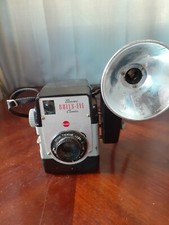 Vintage Kodak Brownie Bull's-Eye Camera with Flash: Untested