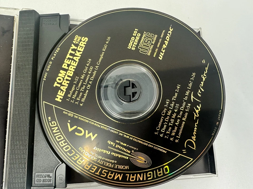 Tom Petty And The Heartbreakers Original Master Recording MFSL 24k GOLD Plated — 第 3/4 张图片