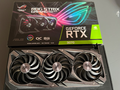 WNEU! ASUS ROG Strix GeForce RTX 3060 Ti V2 OC 8GB GDDR6 Grafikkarte  NP 871 
