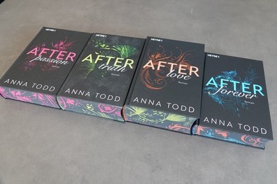 4 Bücher   Anna Todd - After Band 1-4 Passion Truth Love Forever gebunden NEU