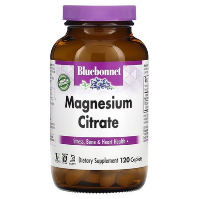 2 X Bluebonnet Nutrition, Magnesium Citrate, 400 mg, 120 Caplets