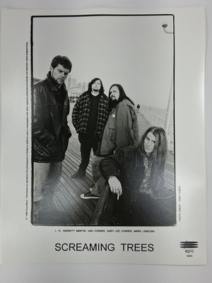 Rare 1990s  Grunge Screaming Trees 8'' X 10'' Promotional Press Photo 