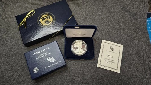 2013-W American Silver Eagle Proof — photo from the most recent tracked eBay sale